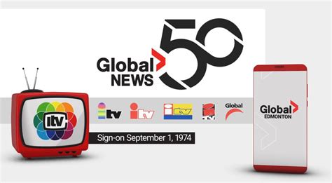 Timeline: Global Edmonton celebrates 50th anniversary.